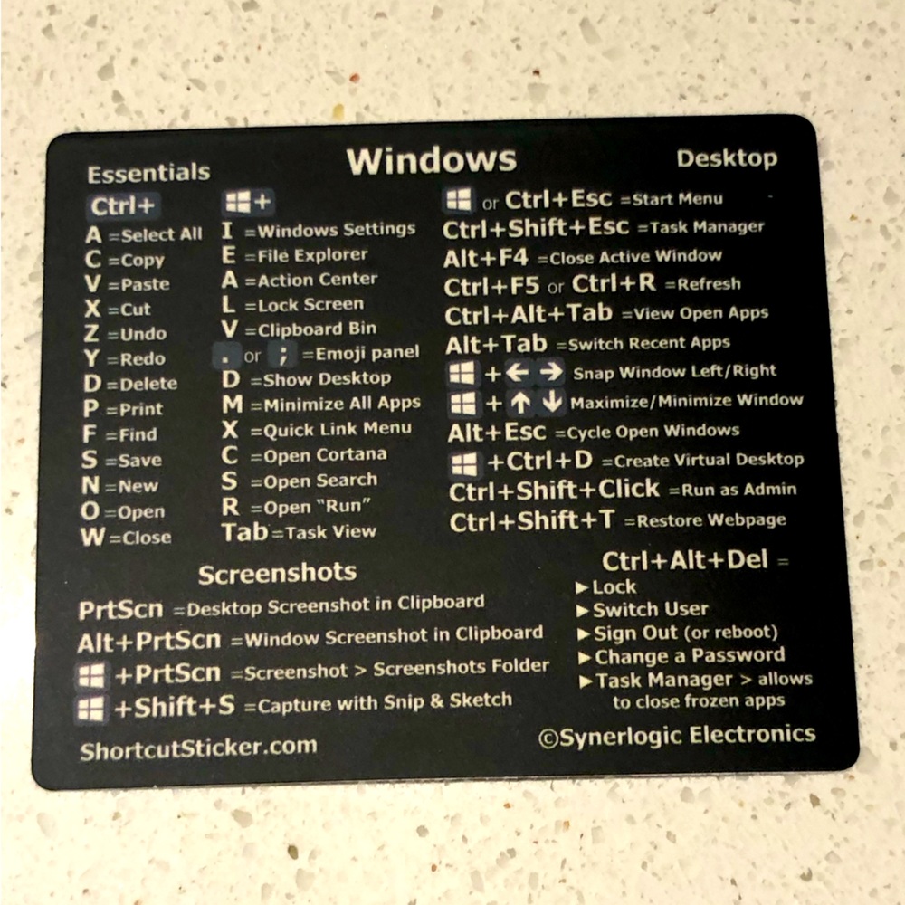 NWT - Windows Computer Shortcut Decal Sticker (Bundle Option to Save)